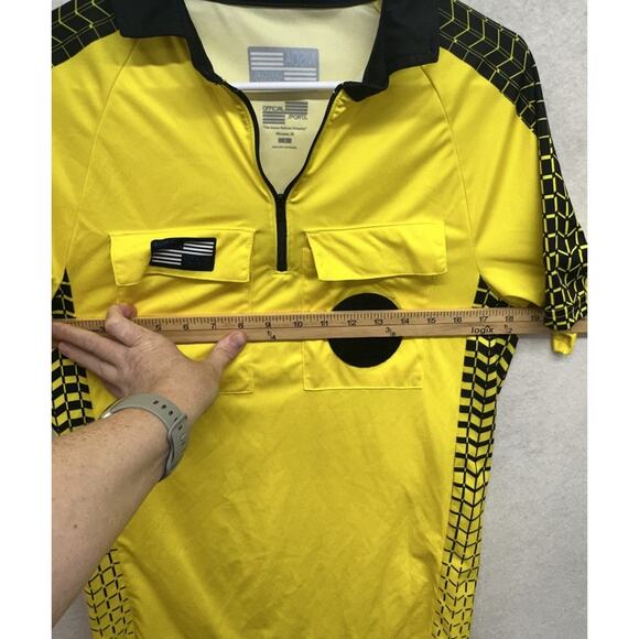 Soccer Ref Uniform Set NISOA Official Sports Size Small Orange Yellow Blue - Picture 8 of 11